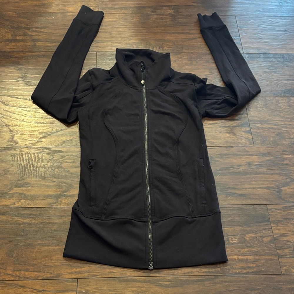 lululemon athletica Black Full-Zip Hoodie women’s size 4